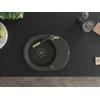 Granitinė virtuvinė plautuvė Mexen Kevin su maišytuvu ir sifonu, Juodas granite+Juodas/Gold