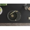 Granitinė virtuvinė plautuvė Mexen Kevin su maišytuvu ir sifonu, Juodas granite+Juodas/Gold
