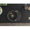 Granitinė virtuvinė plautuvė Mexen Kevin su maišytuvu ir sifonu, Juodas granite+Juodas/Gold