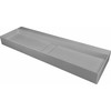 Granitinis praustuvas Deante Blur, 120x40 cm, CQB_SU2S, Metallic pilkas