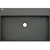Granito stalviršiai Deante Correo 60x40 cm, CQR_TU6S, antracito metalo