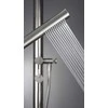 Grindinė dušo sistema Deante Silia NQS_F4GM, Brushed steel