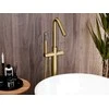 Grindinis vonios maišytuvas Besco Veo 3.0 ColdMode, Brushed Gold