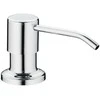 Įmontuojamas skysto muilo dozatorius Mexen Oval, 320 ml, Chrome