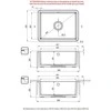 Keraminė virtuvinė plautuvė Deante Lumi ZCU_610C, Baltas