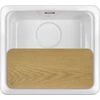 Keraminė virtuvinė plautuvė Deante Momi ZCM_610A, Baltas gloss