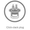 "Klik-klak" dangtelis praustuvui su persipylimu Kuchinox CKK_01R1, Chrome