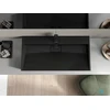 Konglomerato praustuvas Mexen Ava 1/O, 100x46 cm, Juodas mat