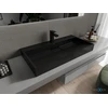 Konglomerato praustuvas Mexen Ava 1/O, 100x46 cm, Juodas mat