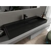Konglomerato praustuvas Mexen Ava 1/O, 120x46 cm, Juodas mat