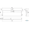 Konglomerato praustuvas Mexen Ava 1/O, 120x46 cm, Juodas mat