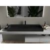 Konglomerato praustuvas Mexen Ava 1/O, 120x46 cm, Juodas mat