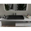 Konglomerato praustuvas Mexen Ava 1/O, 90x46 cm, Juodas mat