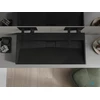 Konglomerato praustuvas Mexen Ava B/O, 100x46 cm, Juodas mat