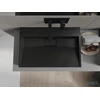 Konglomerato praustuvas Mexen Ava B/O, 70x46 cm, Juodas mat