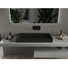 Konglomerato praustuvas Mexen Ava B/O, 90x46 cm, Juodas mat
