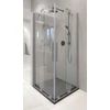 Kvadratinė dušo kabina Deante Prizma KPNFP08P08, 80x80 cm, Brushed steel