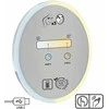 Magnetinis kosmetinis veidrodis su LED Deante Round ADR_0821, Chrome