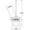 Mexen Tiber tualeto šepetys, Chrome