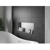 Mexen X-Wall-NR įleidžiama sieninė lentyna, 75x30 cm, Inox