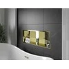 Mexen X-Wall-R įleidžiama sieninė lentyna 3l, 90x30 cm, Gold