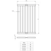 Nuvarvėjimo padėkliukas Deante Magnetic, 384 x 241 mm, Brushed steel (ZZH_0238)