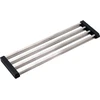 Nuvarvėjimo padėkliukas Deante Momi, 434 x 241 mm, Brushed steel (ZZH_0243)