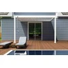 Pavėsinė Pergola ELEGANCE WALL 3x4, Baltas, montuojama prie sienos