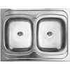Plieninė virtuvinė plautuvė Kuchinox 60, SK6_320T, Inox Linen