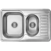Plieninė virtuvinė plautuvė Kuchinox JUNAK, SQA_033T, Inox