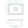 Plieninė virtuvinė plautuvė Kuchinox MINI, SKM_010T, Inox
