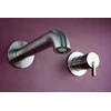 Potinkinis praustuvo maišytuvas Deante Silia BQS_F54L, Brushed steel