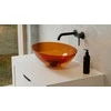Praustuvas Besco Anya Earth Rust, 50 cm, su juodu dangteliu