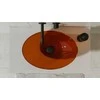 Praustuvas Besco Anya Earth Rust, 50 cm, su juodu dangteliu