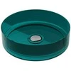 Praustuvas Besco Enya Ocean Breeze, 36 cm, su chrome sifonu