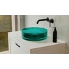 Praustuvas Besco Enya Ocean Breeze, 36 cm, su juodu dangteliu