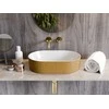 Praustuvas Besco Lova Glam Gold, 34 x 53 x 13 cm