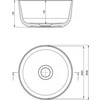Praustuvas Deante Jasmin CDJ_6U2S, Baltas