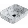 Praustuvas Mexen Carla 50 cm, Baltas Marble 3