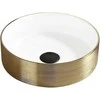 Praustuvas Mexen Clarisa, 36 cm, Baltas/Gold