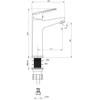 Praustuvo maišytuvas Deante Boro BMO_020N, Chrome