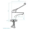 Praustuvo maišytuvas Kuchinox MADERA Medical, BQM_02MD, Chrome