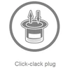 Praustuvo maišytuvas Laveo Alita Low su klik-klak, Brushed nickel