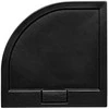 Pusapvalis dušo padėklas Besco Axim UltraSlim Stone Effect New, 90 x 90 x 4,5 cm