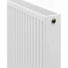 Radiatorius Mexen CC22, 400 x 2800 mm, 3319 W, pajungimas iš apačios per vidurį, baltas