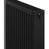 Radiatorius Mexen CC22, 500 x 500 mm, 712 W, pajungimas iš apačios per vidurį, juodas