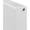 Radiatorius Mexen CC33, 900 x 1800 mm, 5728 W, pajungimas iš apačios per vidurį, baltas