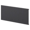 Radiatorius Mexen CH10 Hygiene, 300 x 1100 mm, 364 W, pajungimas iš šono, antracitas