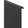 Radiatorius Mexen CH10 Hygiene, 600 x 1500 mm, 937 W, pajungimas iš šono, antracitas