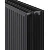 Radiatorius Mexen CH30 Hygiene, 400 x 400 mm, 438 W, pajungimas iš šono, antracitas